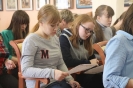 Участники Тотального диктанта – 2019 на подведении итогов в Центральной городской библиотеке