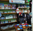 Участники викторины «Волшебные сказки зимы» в центральной детской библиотеке