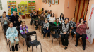 Гости творческой встречи с юной краснотурьинской художницей Ксенией Алексеевой в центральной детской библиотеке