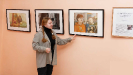 Юная краснотурьинская художница Ксения Алексеева на творческой встрече в центральной детской библиотеке представила свою первую персональную выставку