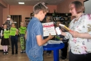 Победитель Чемпионата по скорочтению «Лига глотателей текста» в категории от 7 до 12 лет Александр Загорский (Центральная детская библиотека)