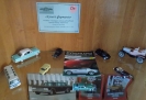 Выставка моделей автомобилей в Библиотеке № 9 поселка Рудничный