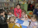 Участники литературного часа, посвященного Дню детского кино в Библиотеке № 10 Медной Шахты
