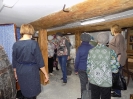 Участницы клуба общения «Сударушка» при библиотеке № 9 поселка Рудничный на экскурсии в Федоровском геологическом музее