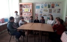 Встреча читателей библиотеки № 6 поселка Чернореченск с учителем биологии и химии Риммой Индигаровой