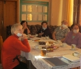 Участники презентации авторских произведений жительницы поселка Рудничный Софьи Мустафаевой в библиотеке № 9