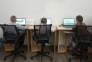 Участники детского компьютерного кружка «Пиксель» при центральной городской библиотеке