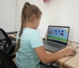 Участница детского компьютерного кружка «Пиксель» при центральной городской библиотеке