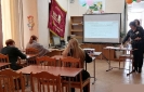 Участники Тотального диктанта - 2022 в библиотеке № 9 поселка Рудничный