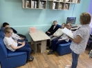 Участники литературно-патриотической акции «Читаем детям о Великой Отечественной войне» в центральной городской библиотеке