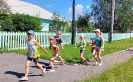 Юные читатели библиотеки № 6 поселка Чернореченск – участники квест-игры «Летние забавы».