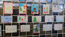 Новогодние рисунки детей из дошкольных учреждений города в центральной детской библиотеке