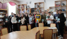 Участники акции «Дарите книги с любовью!» в центральной городской библиотеке
