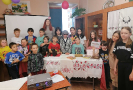 Участники литературных и игровых программ Недели детской книги в библиотеке № 9 поселка Рудничный
