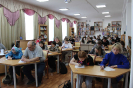 Участники Тотального диктанта – 2023 в центральной городской библиотеке