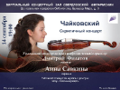 Скрипичный концерт Петра Чайковского в Виртуальном концертном зале центральной городской библиотеки