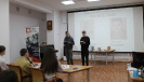Владимир Алексеев и Алексей Ройд, участники Молодежного поэтического баттла – 2023