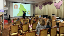 Участники познавательной программы «Путешествие по Свердловской области» в центральной городской библиотеке