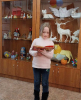 Участница литературных и игровых программ Недели детской книги – 2024 в библиотеке № 9 поселка Рудничный