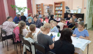 Участники творческих семейных мастер-классов Недели детской книги – 2024 в центральной детской библиотеке