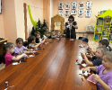 Участники мастер-класса «Белорусская народная кукла» в центральной детской библиотеке